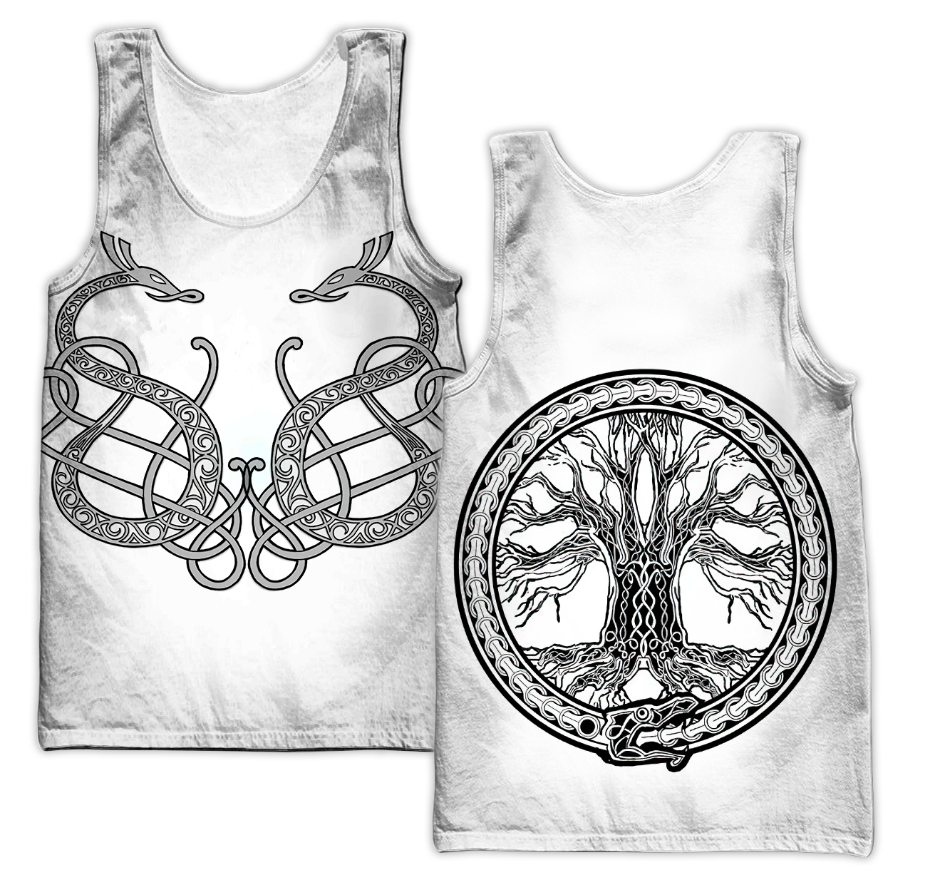 Premium Unisex All Over Printed Dragon Tatoo Shirts MEI