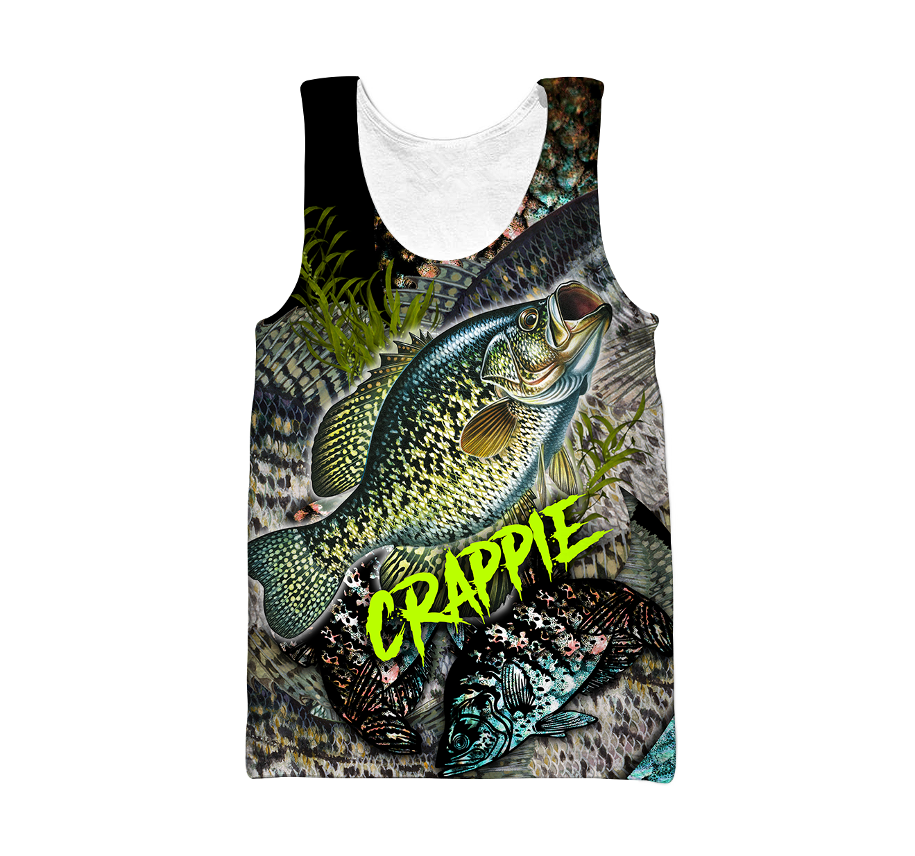 Custom name Crappie Fishing on skin 3D Design print shirts