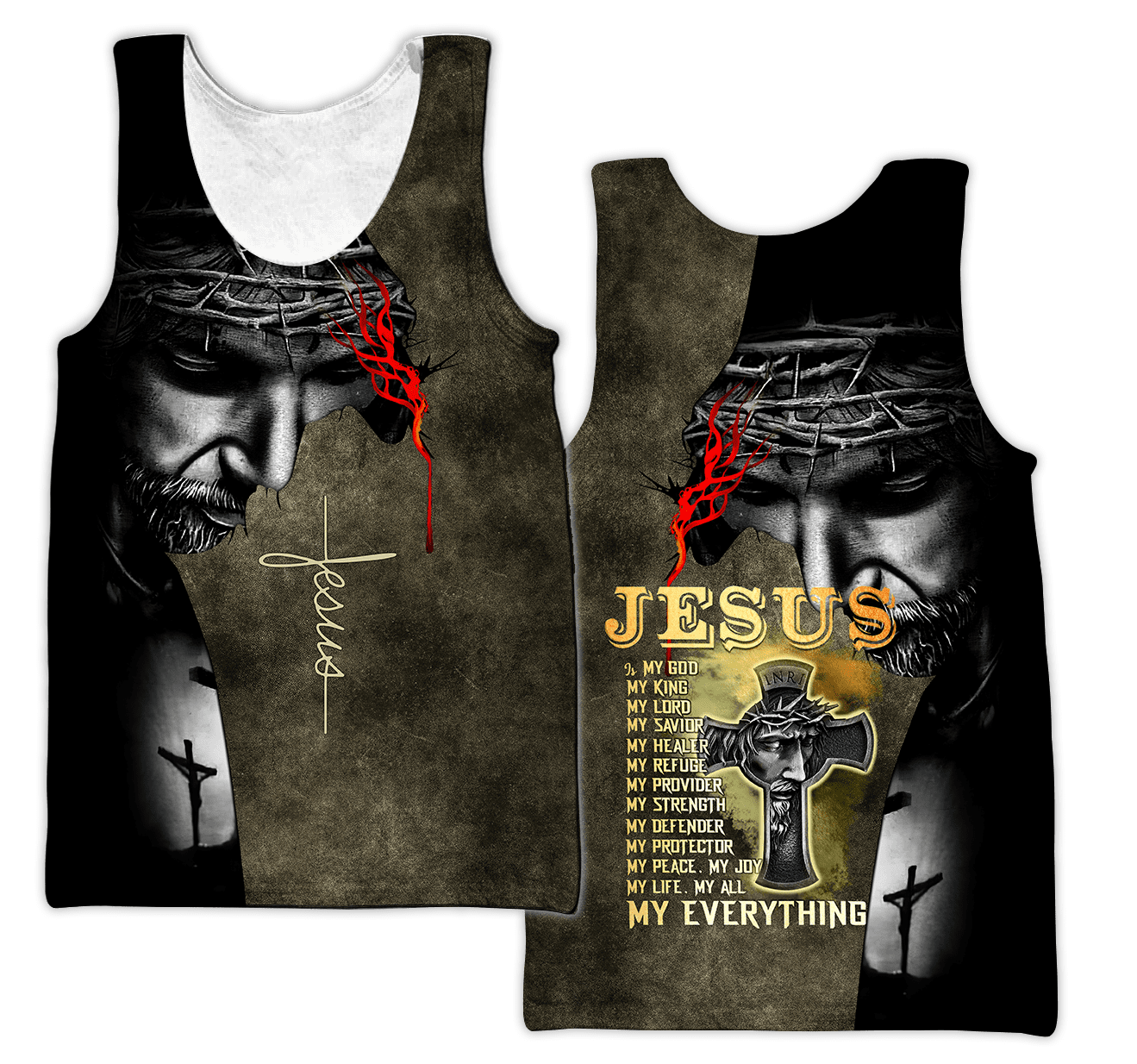 Jesus Christ My Everything 3D Printed Hoodie, T-Shirt for Men and Women