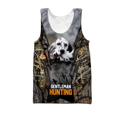 Hunting Dog 3D Over Printed Unisex Deluxe Hoodie ML