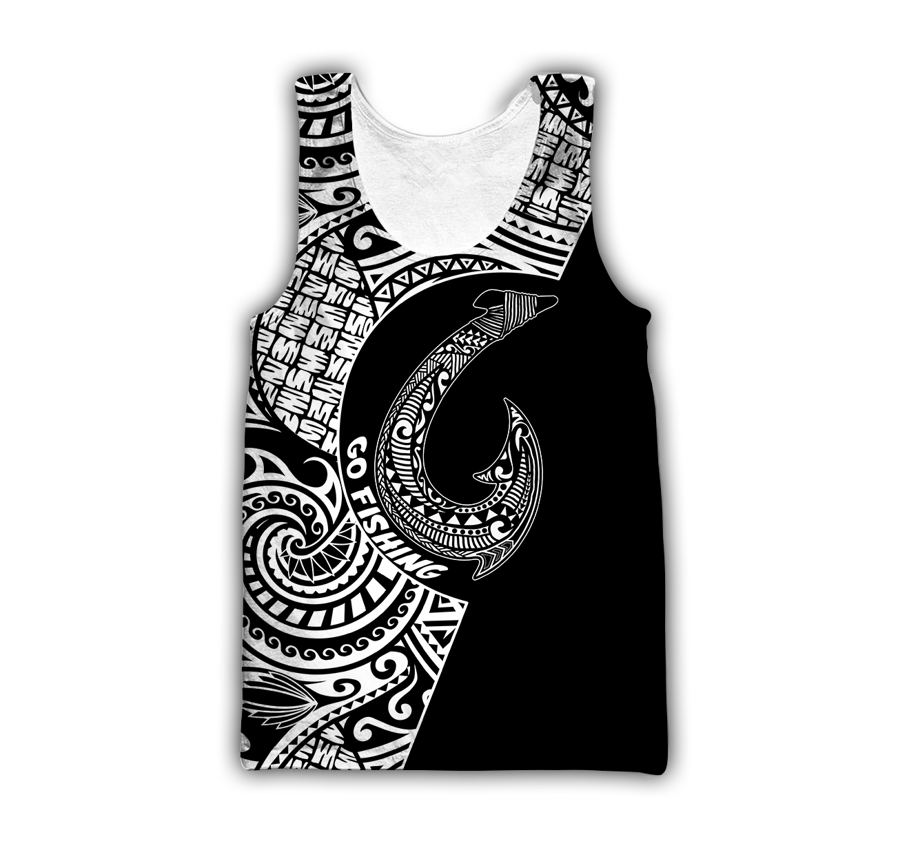 Amazing Polynesian Go Fishing Personalized Unisex Deluxe Hoodie ML
