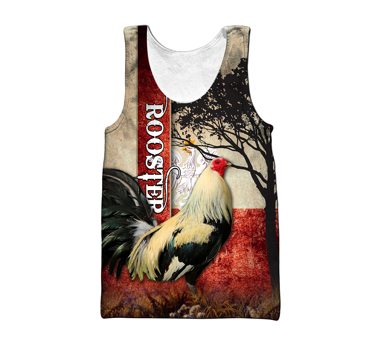 Personalized Polska Rooster 3D All Over Printed Unisex Hoodie