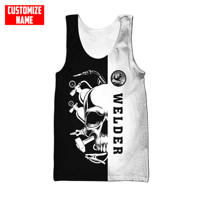Tmarc Tee Personalized Welder Apparel Skull Welding
