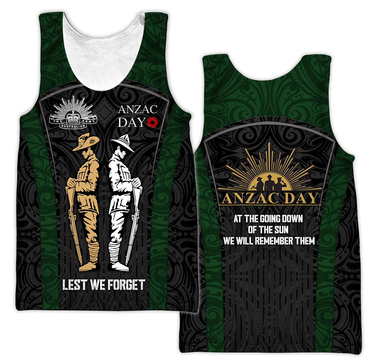 Personalized Anzac Day 3D All Over Printed Unisex Shirts