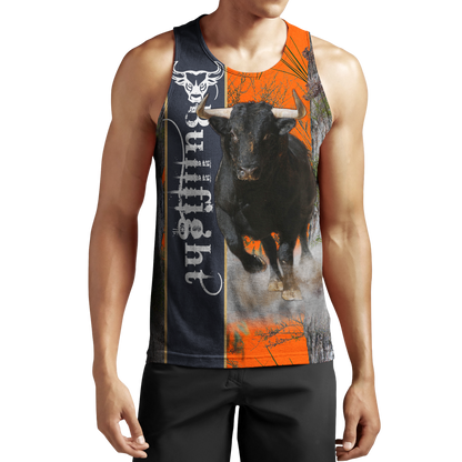 Bullfight Persionalized Name 3D All Over Printed Shirts