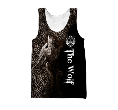 Premium Unisex Hoodie Fenrir Viking Wolf ML