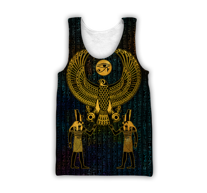 Hieroglyphics Ancient Egypt 3D All Over Printed Shirts
