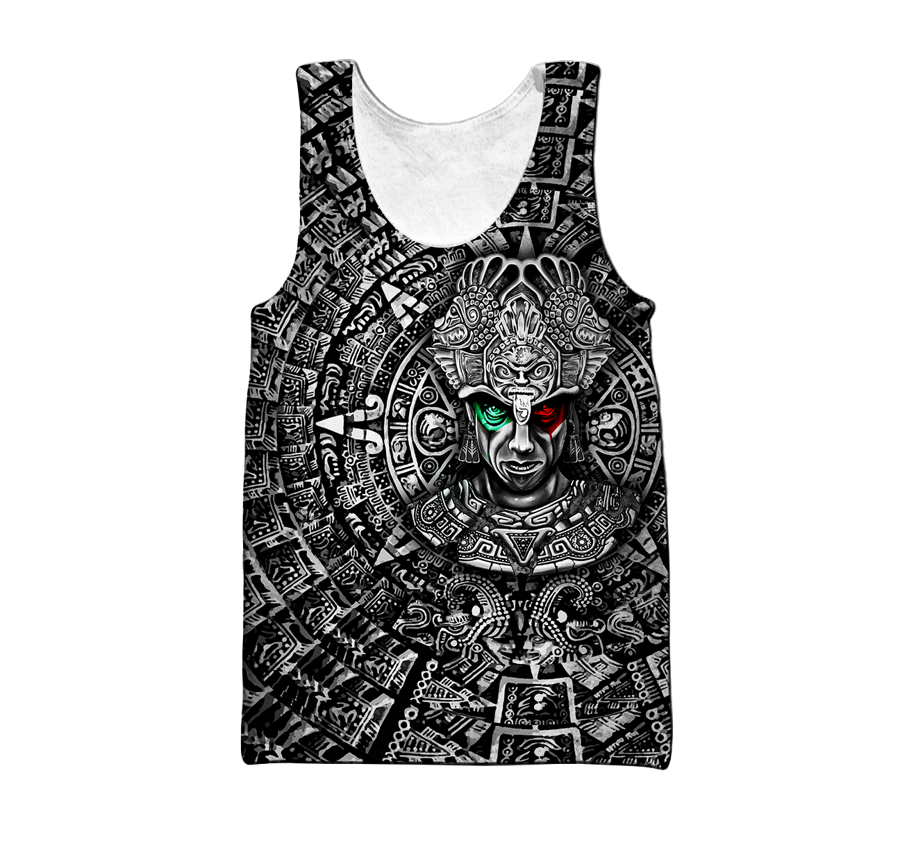 Aztec Warrior Mexican 3D All Over Printed Unisex Shirts