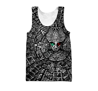 Aztec Warrior Mexican 3D All Over Printed Unisex Shirts