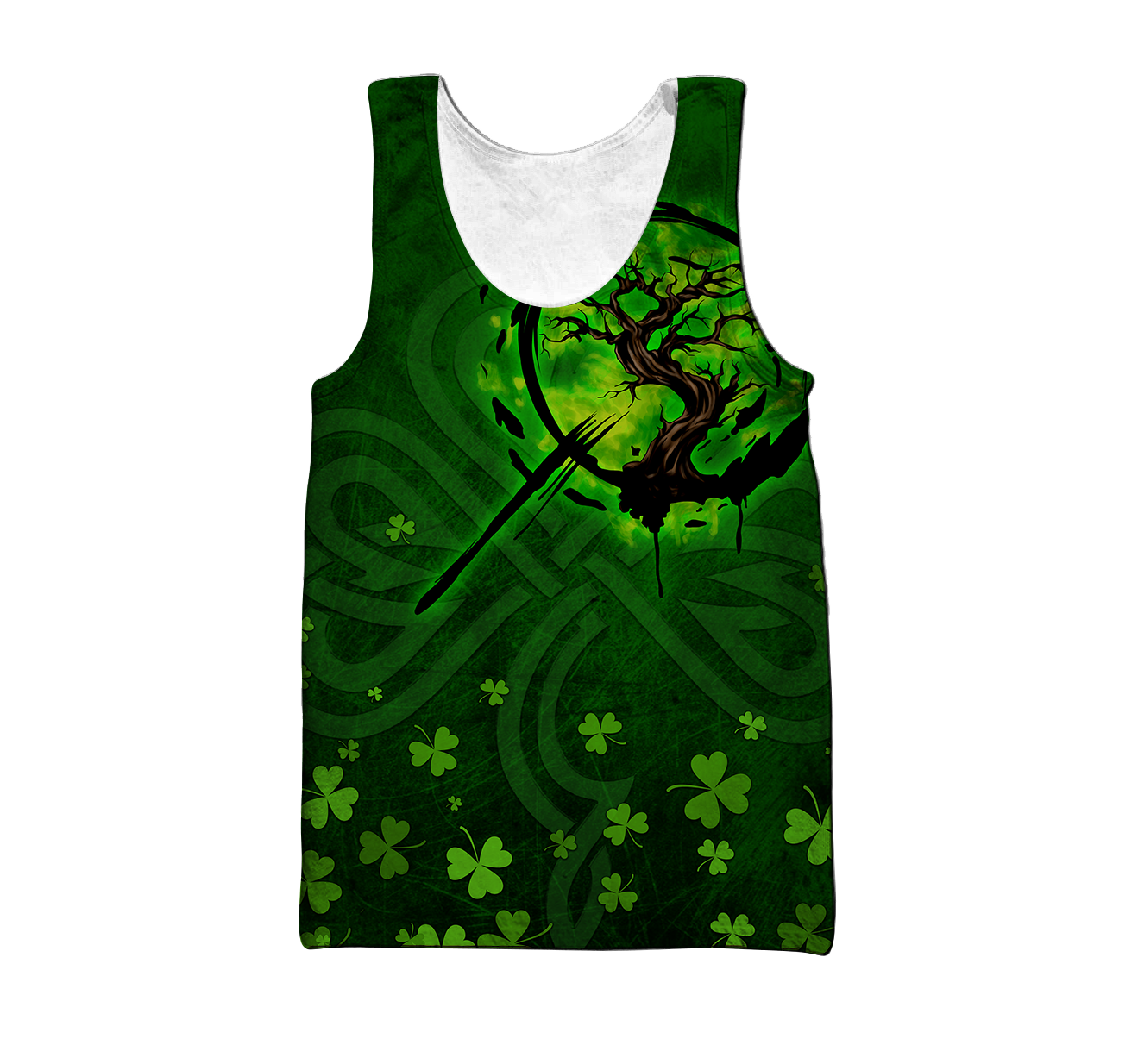 Premium Unisex Hoodie Irish St.Patrick Custom Name Tree Of Life ML