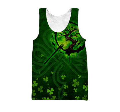 Premium Unisex Hoodie Irish St.Patrick Custom Name Tree Of Life ML