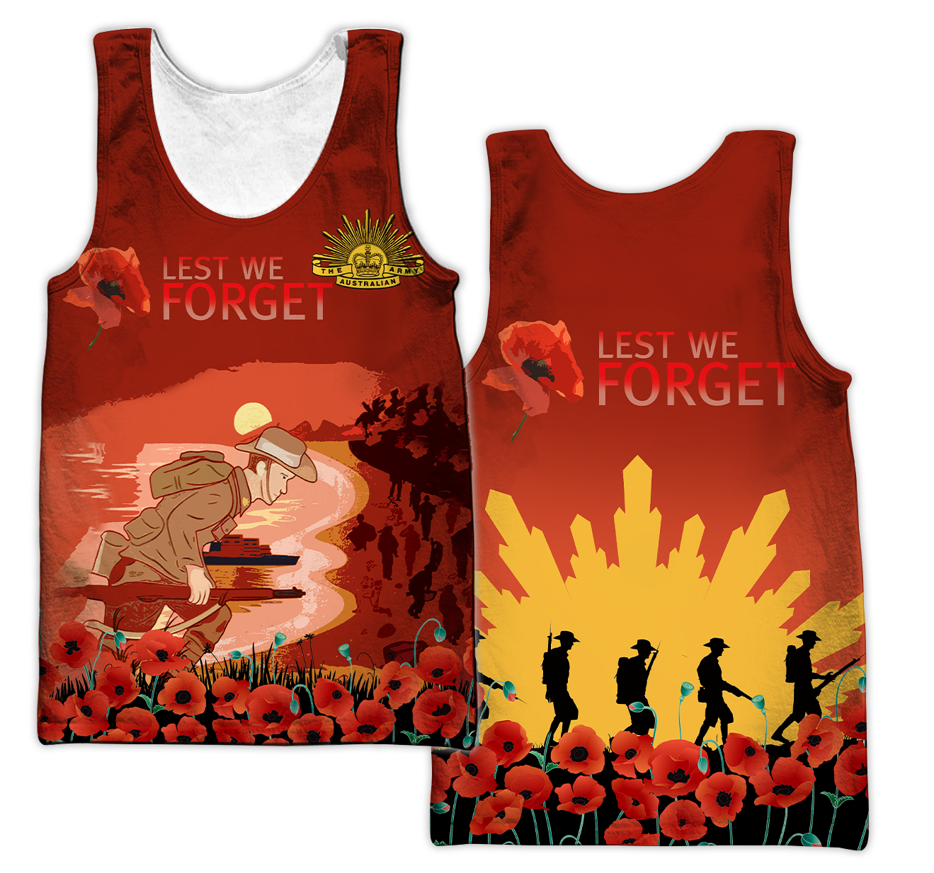Premium Unisex Hoodie Remember Anzac Day ML