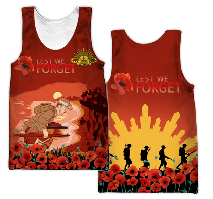 Premium Unisex Hoodie Remember Anzac Day ML