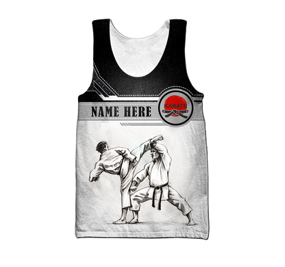 Customize Name Karate Hoodie For Men And Women TNA15032102