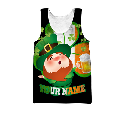 Irish 3D All Over Printed Unisex Shirts Saint Patrick's Day Black Ver