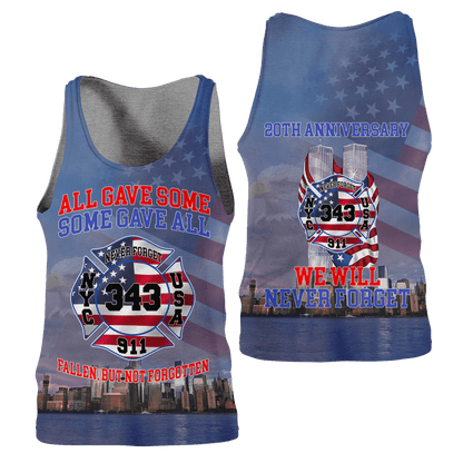 Customize Name Firefighter 3D All Over Printed Unisex Shirts