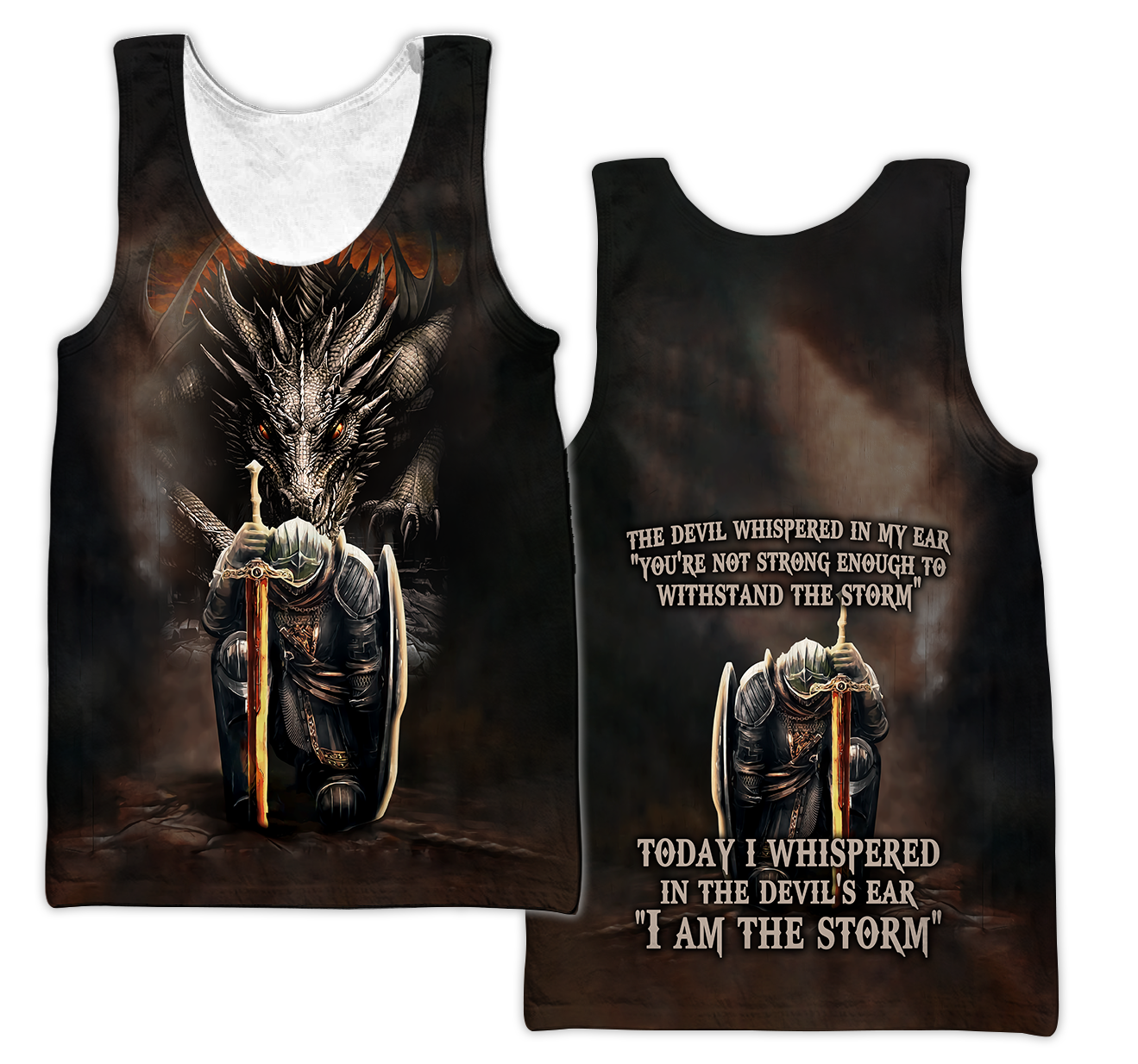 Dragon Knight Templar God Today I Whispered 3D Hoodie Shirt For Men And Women Custom Name Ver2