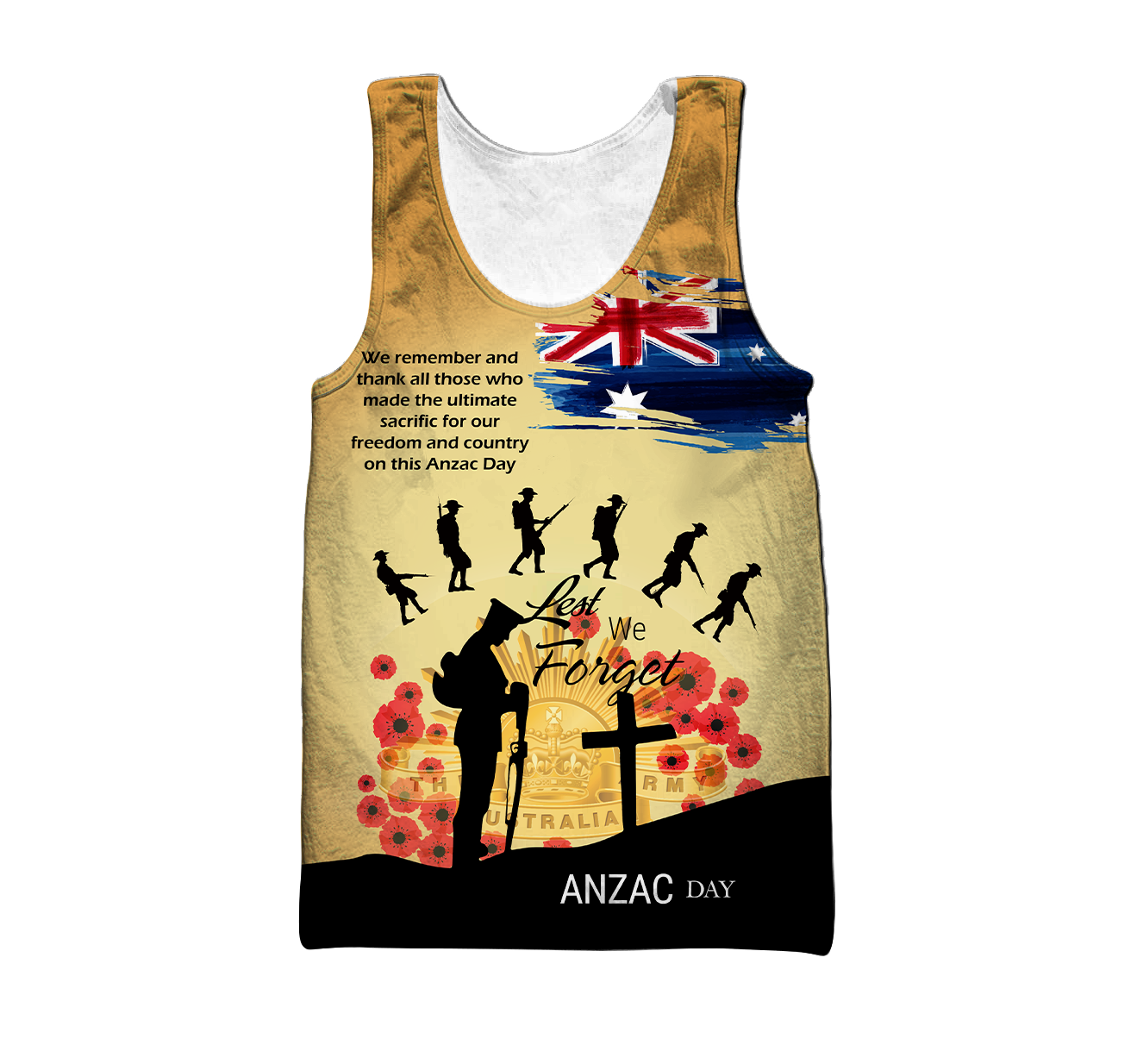 Premium Unisex Hoodie Remember Anzac Day ML