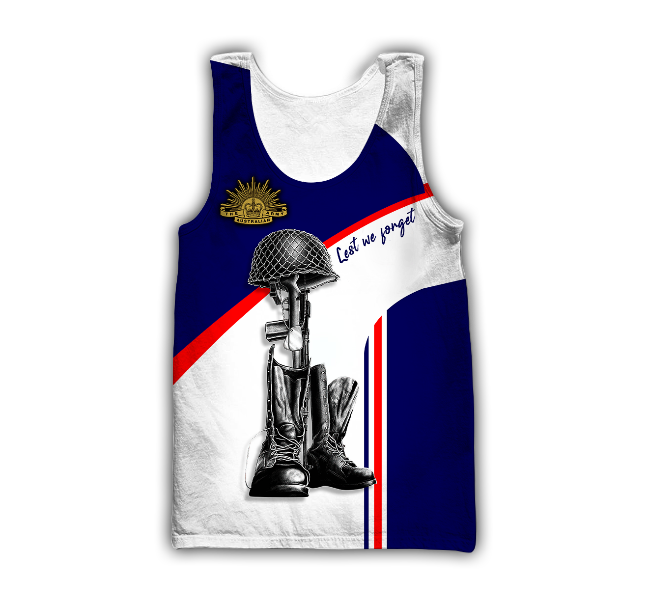 Lest We Forget Anzac Day 3D Printed Unisex Shirts TN