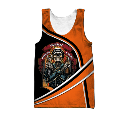 Personalized Name Motorcycle Racing 3D All Over Printed Unisex Shirts Bikers And Beer