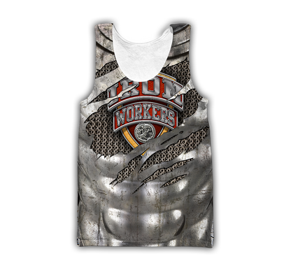 Ironworker 3D All Over Printed Unisex Hoodie