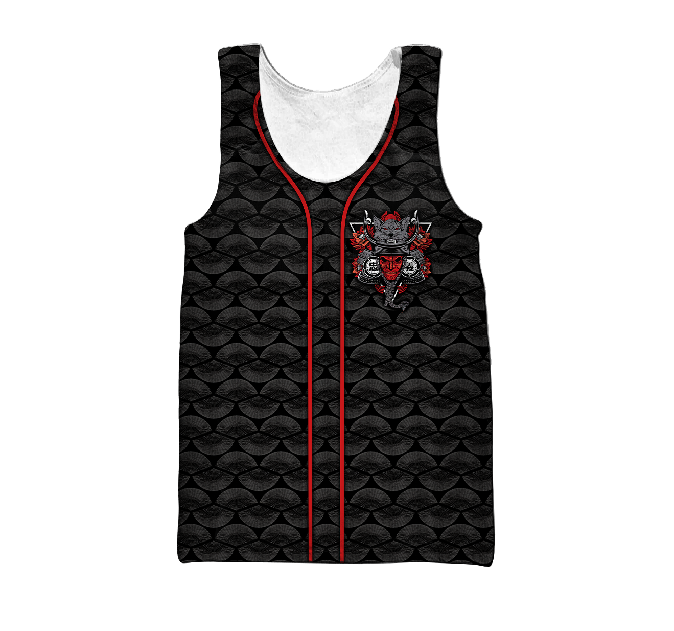 Samurai 3D All Over Printed Unisex Shirts