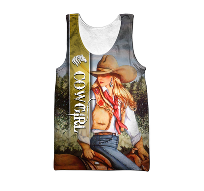 Cowgirl Customize 3D All Over Printed Shirts VP19122008XT