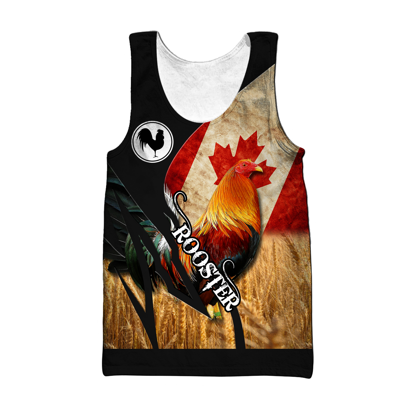 Personalized Canadian Rooster 3D Printed Unisex Shirt