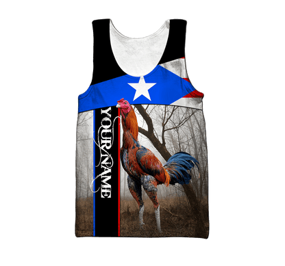 Personalized Mexican Rooster 3D Printed Unisex Shirt