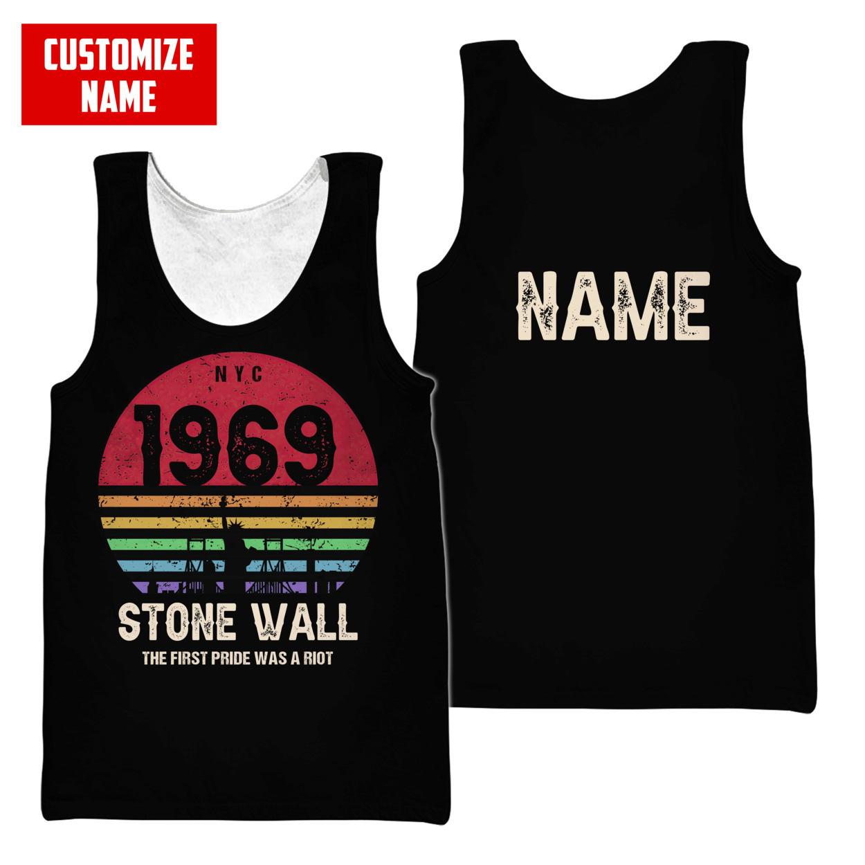 Customize Name The Pride 3D All Over Printed Unisex Shirts