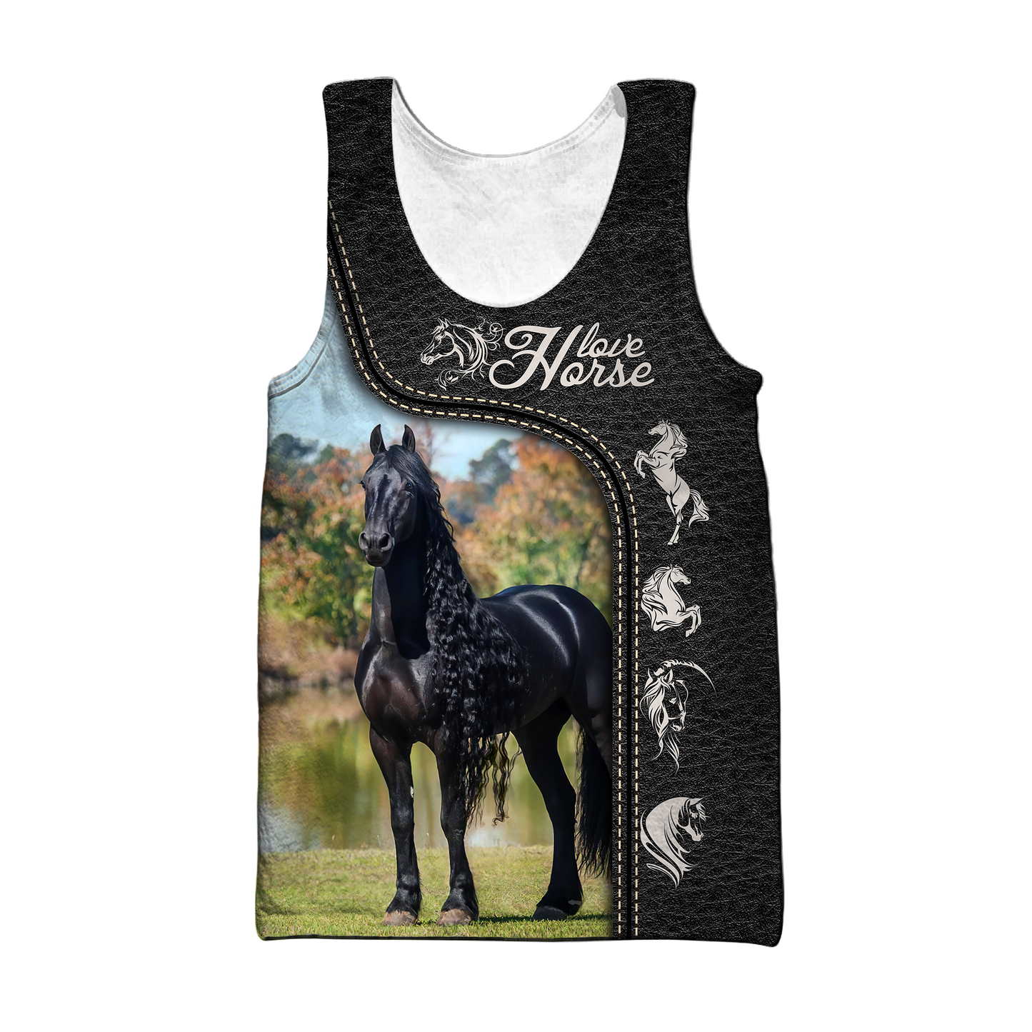 Personalized Name Premium Horse 3D All Over Printed Unisex Shirts CB