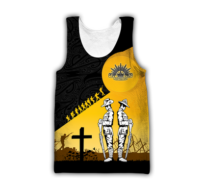 Premium Unisex Hoodie Remember Anzac Day ML