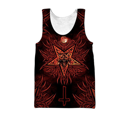 Skull Satanic Hoodie For Men And Women TNA12312001