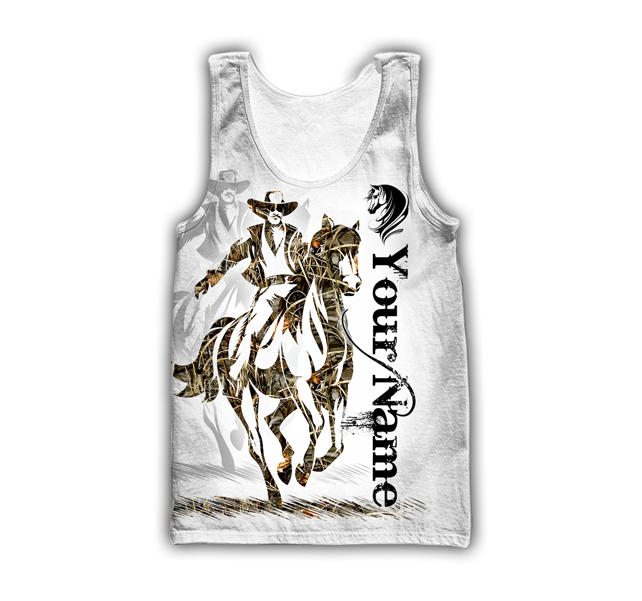 Personalized Name Rodeo 3D All Over Printed Unisex Shirts Cowboy Tattoo Ver 2