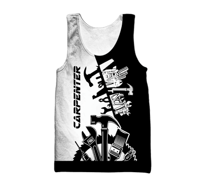 Personalized Name Carpenter Unisex Shirts Carpenter Tools Ver 2