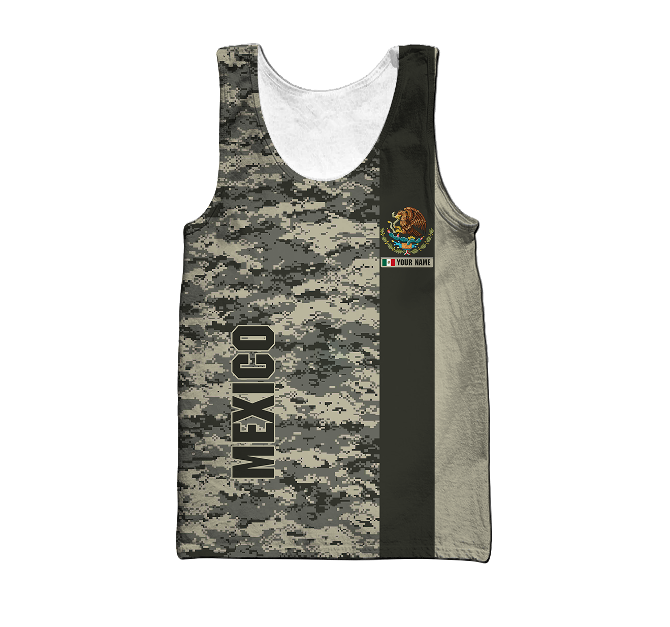 Personalized Mexican 3D All Over Printed Unisex Hoodie