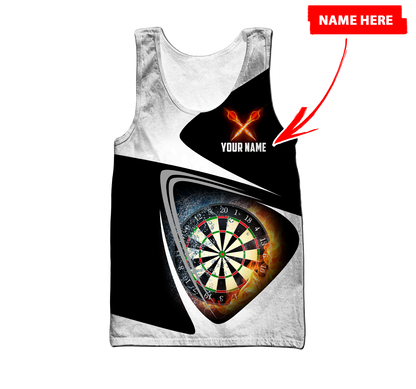 Darts Personalized Name Premium 3D All Over Unisex Hoodie ML