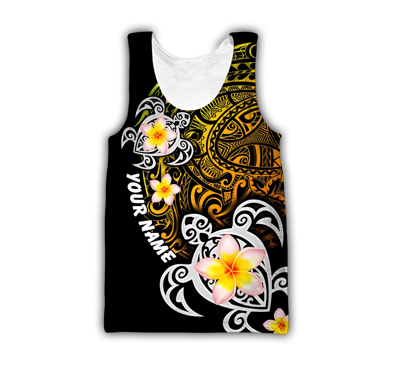 Amazing Polynesian Turtle Tattoo Personalized Unisex Deluxe Hoodie ML