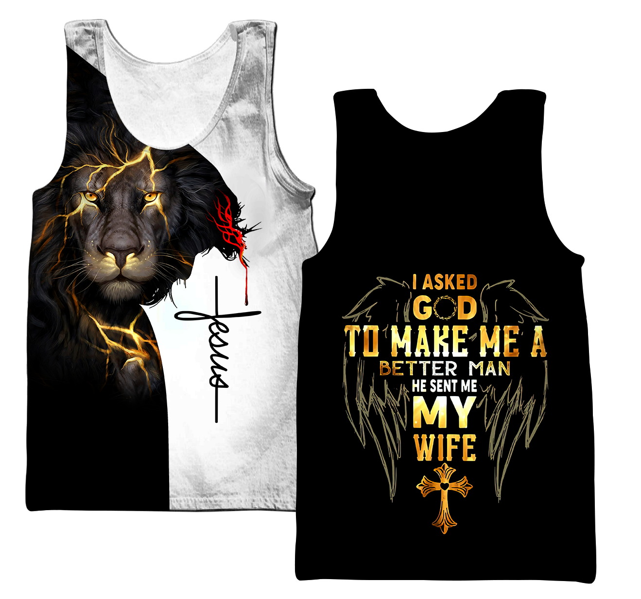 I Asked God To Make Me A Better Man 3D All Over Printed Hoodie Pi112059