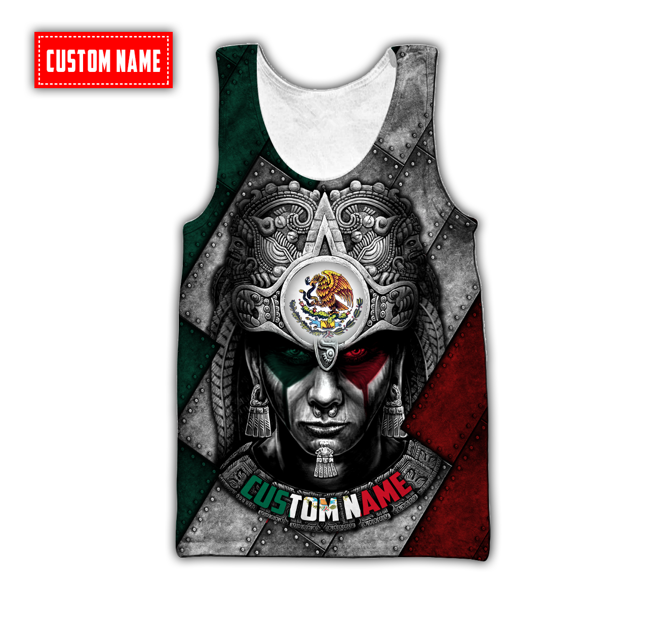 Personalized Mexican 3D All Over Printed Unisex Hoodie