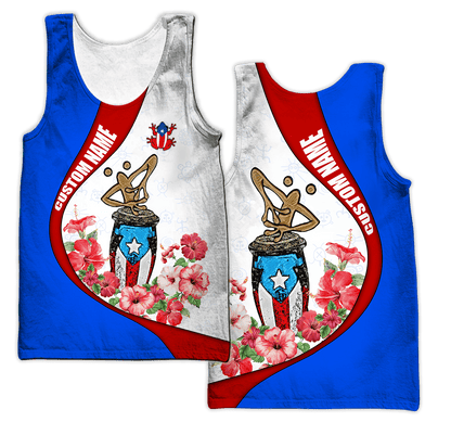 Customize Name Puerto Rico Symbol Hoodie For Men And Women