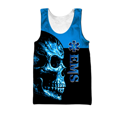 Premium EMS Personalized Name 3D All Over Printed Unisex Shirts