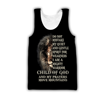 I'm a Mighty Warrior Child of God - T-Shirt Style for Men and Women