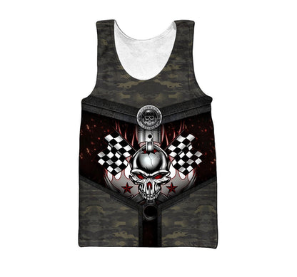 Customize Name Motorcycle Racing 3D All Over Printed Unisex Shirts Born For Speed