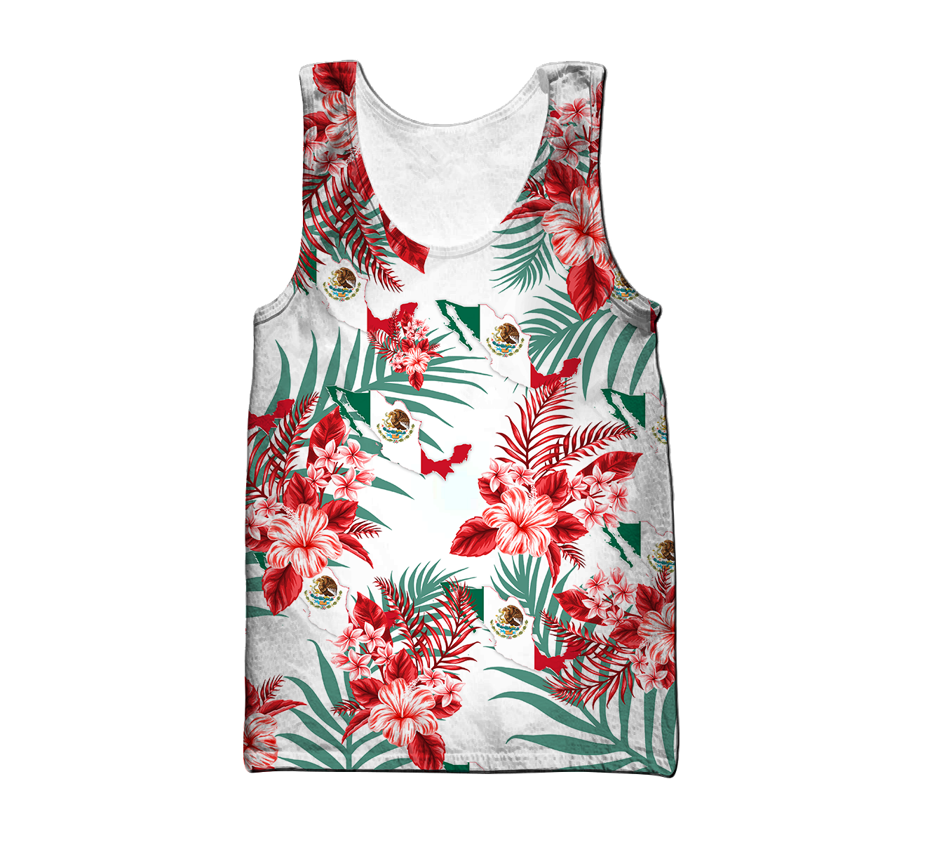 Mexico 3D All Over Printed Unisex Shirts