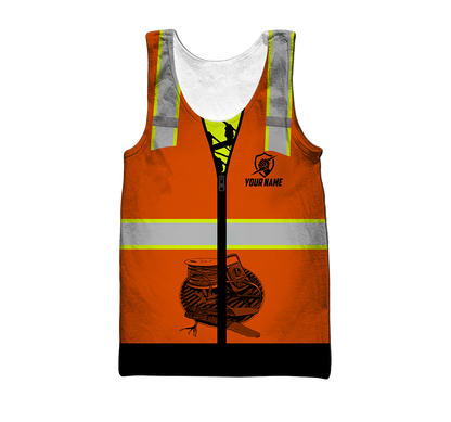 Electrician And Lineman Personalized Safety 3D All Over Printed Premium Unisex Hoodie ML