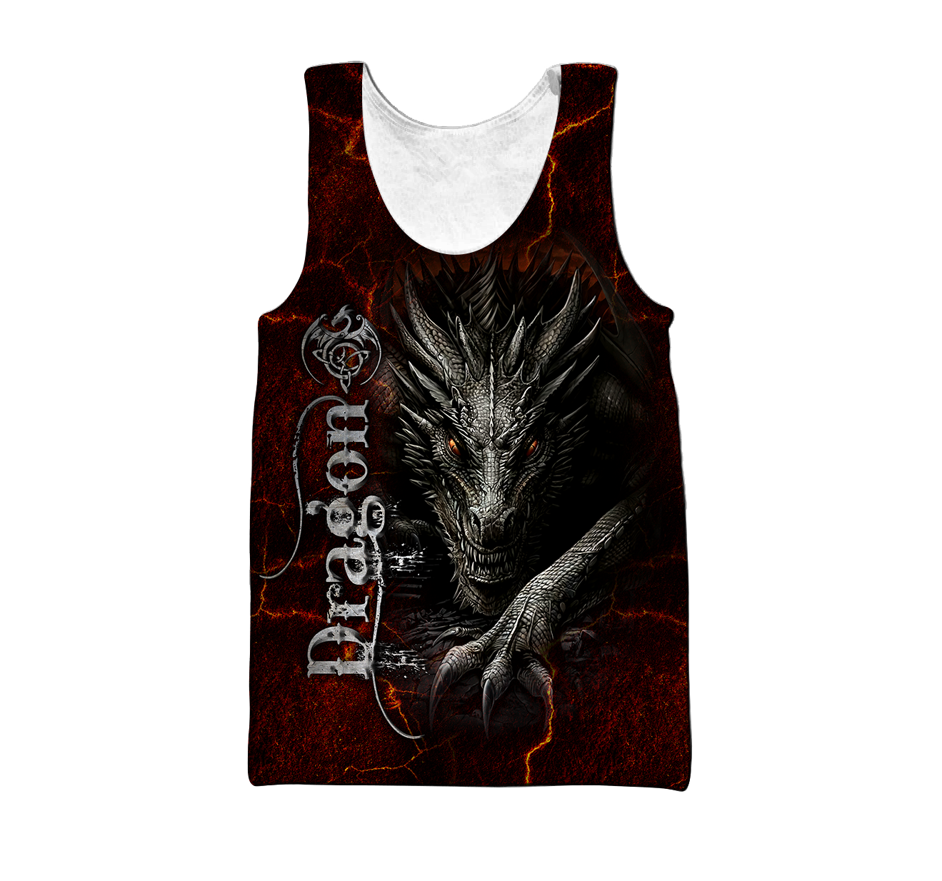 Dragon Red 3D Hoodie Shirt For Men And Women Custom Name