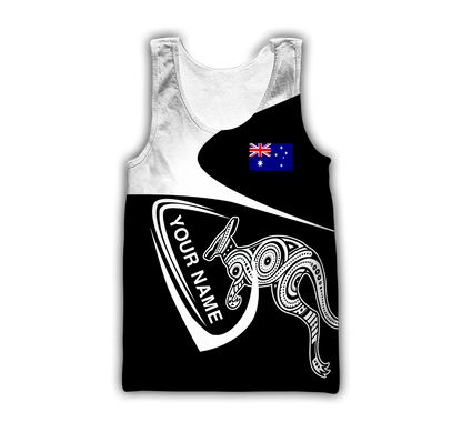 Premium Unisex Hoodie Aboriginal Australia Custom Name ML