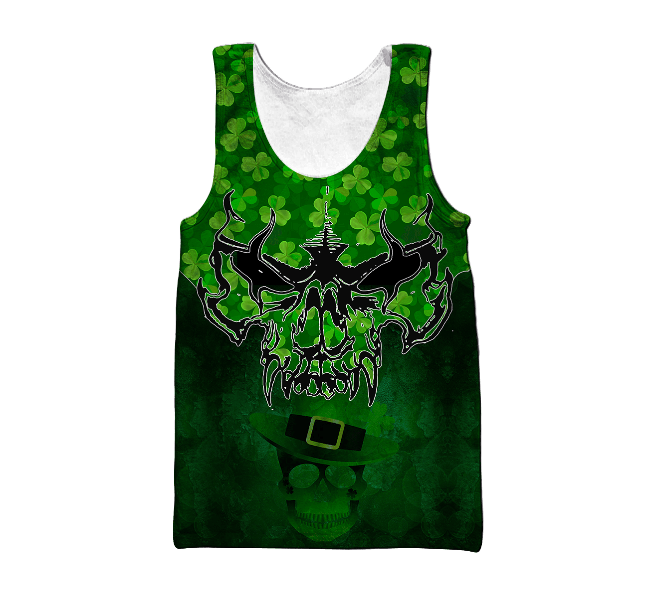 Premium Irish Day Skull 3D All Over Printed Unisex