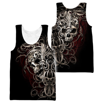 Customize Name Tattoo Skull Hoodie For Men And Women NTN06032104
